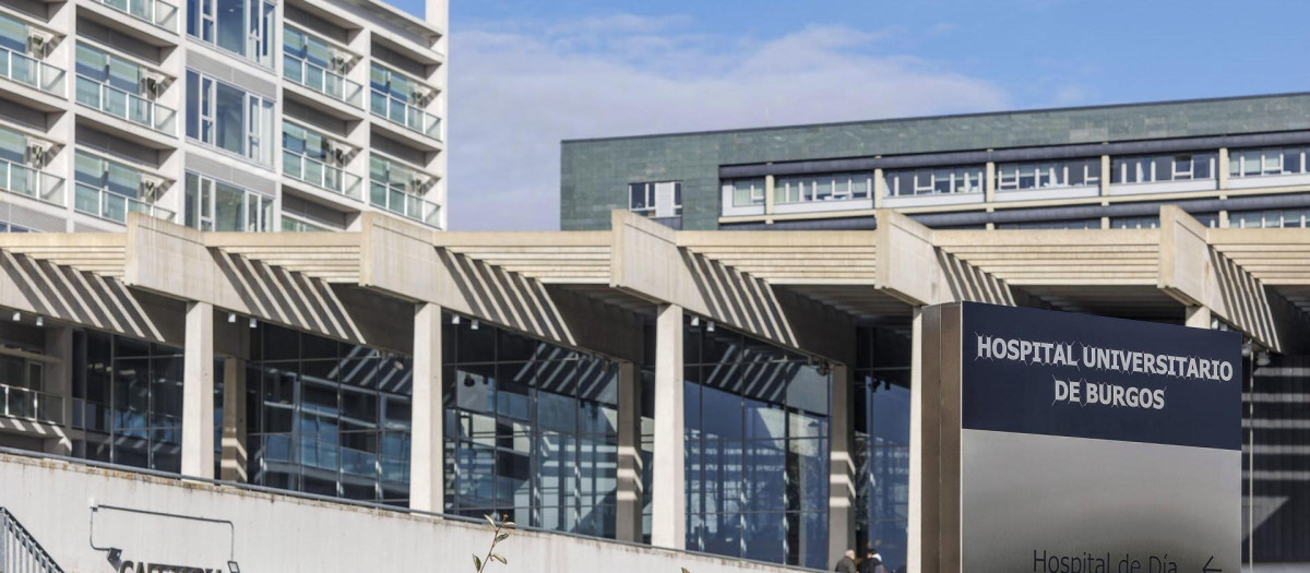 Vista este martes, del Hospital Universitario de Burgos