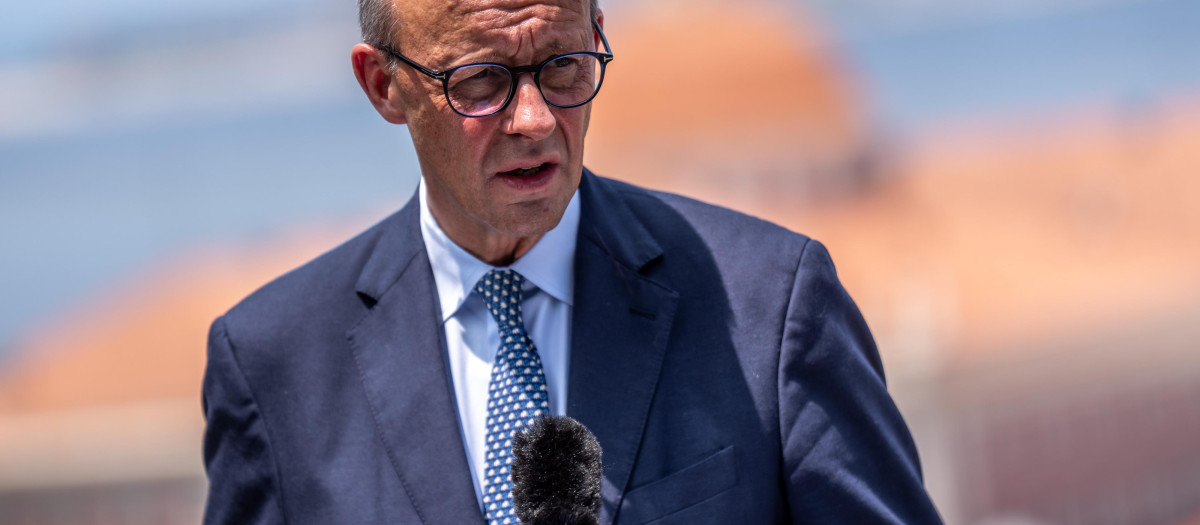 El canciller alemán, Friedrich Merz