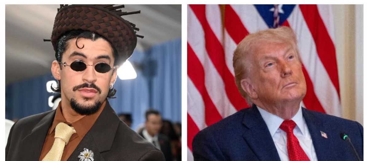 Bad Bunny y Donald Trump