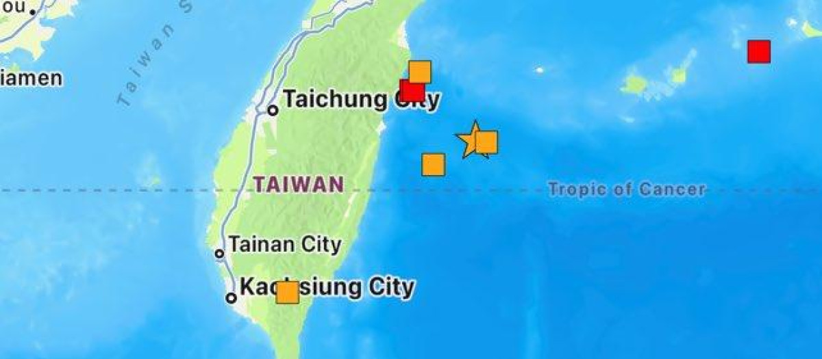 Terremoto en Taiwán