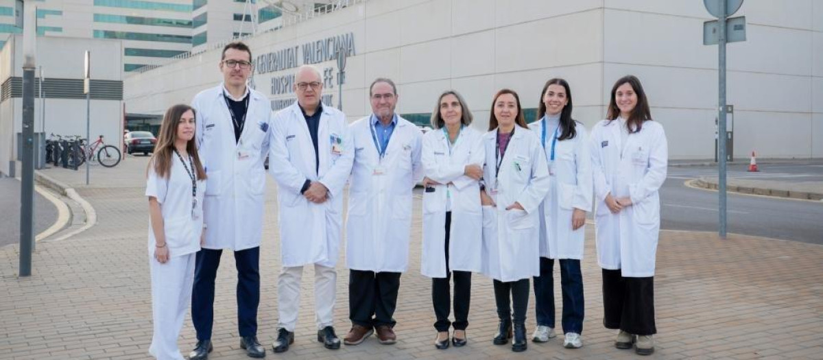 Imagen de los investigadores de La Fe de Valencia