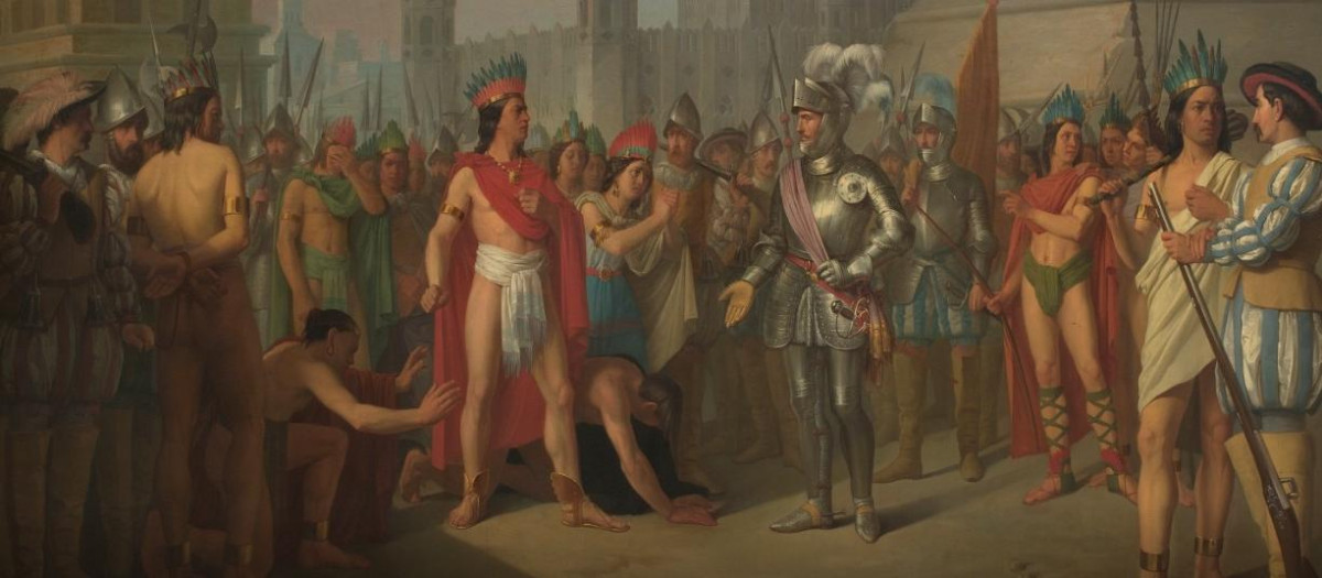 Detalle de Prisión de Guatimocín