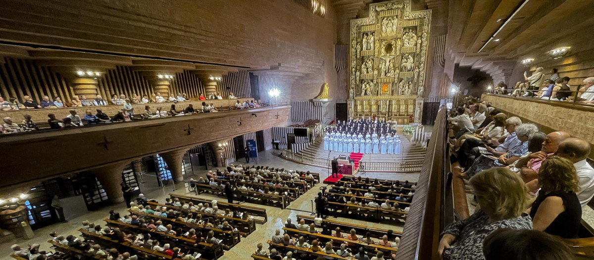 Concierto del Orfeón Donostiarra en Torreciudad