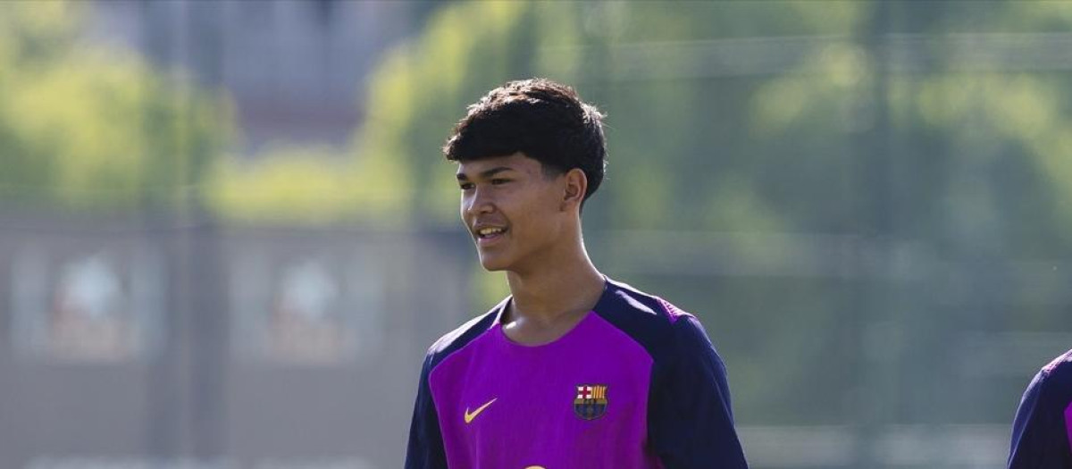 (Foto de ARCHIVO)
July 17, 2025, Barcelona, Spain: BARCELONA, SPAIN - JULY 17: .Pedro  Fernandez "Dro" and Toni Fernandez during the FC Barcelona Training Sesion at the Camp Tito Vilanova on July 17, 2025 in Barcelona, Spain

Europa Press/Contacto/Gerard Franco
17/7/2025