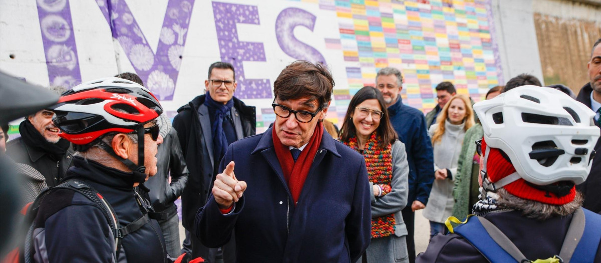 Salvador Illa, hace unos días