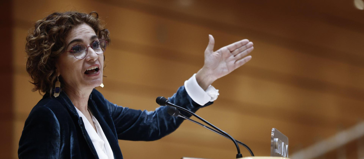 La vicepresidenta primera y ministra de Hacienda, María Jesús Montero