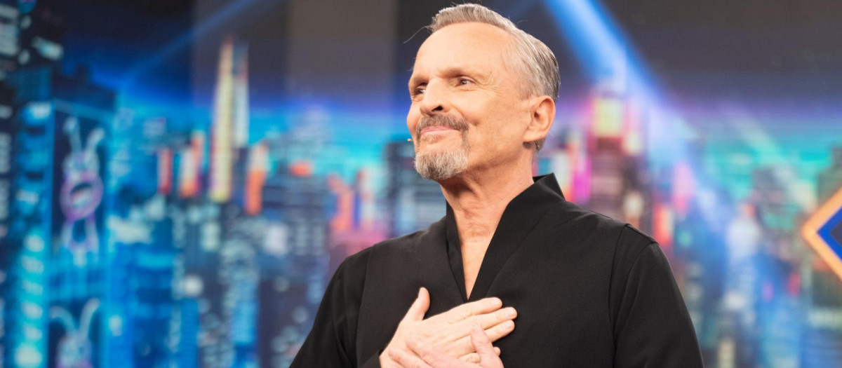Miguel Bosé el pasado mes de abril en El Hormiguero