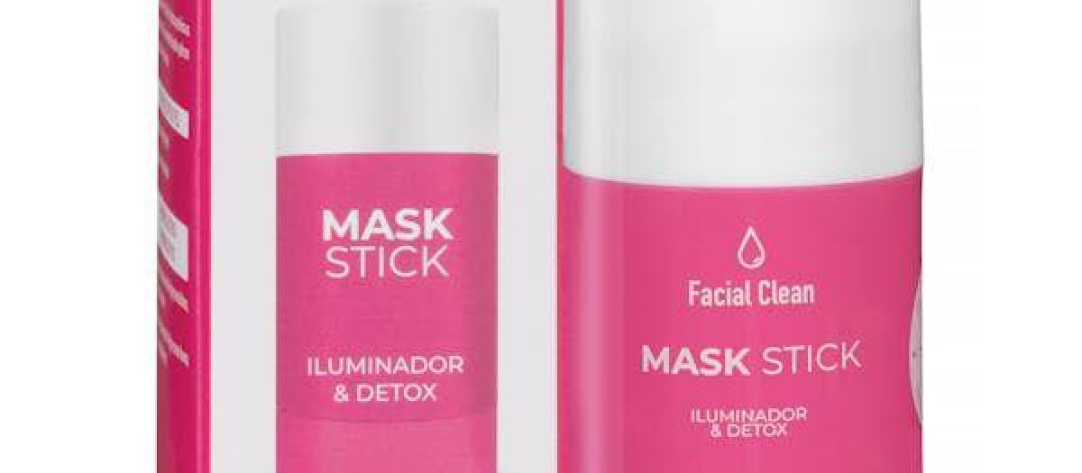 Mascarilla facial stick Facial Clean detox & iluminador de Deliplus