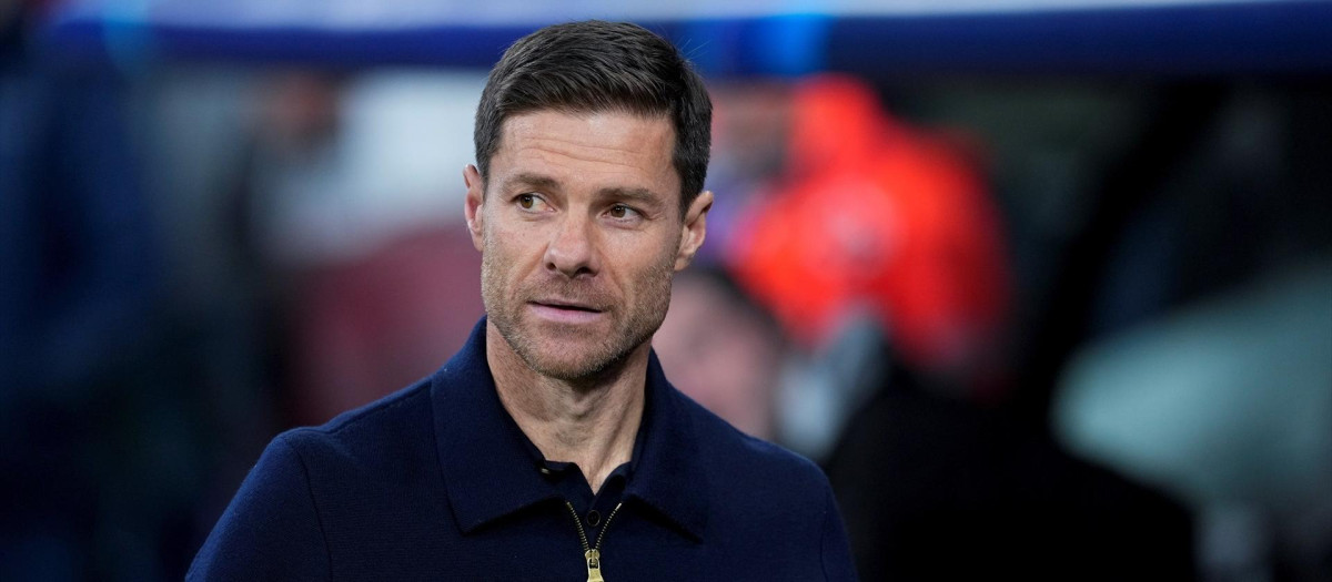 Xabi Alonso, en un partido con el Real Madrid