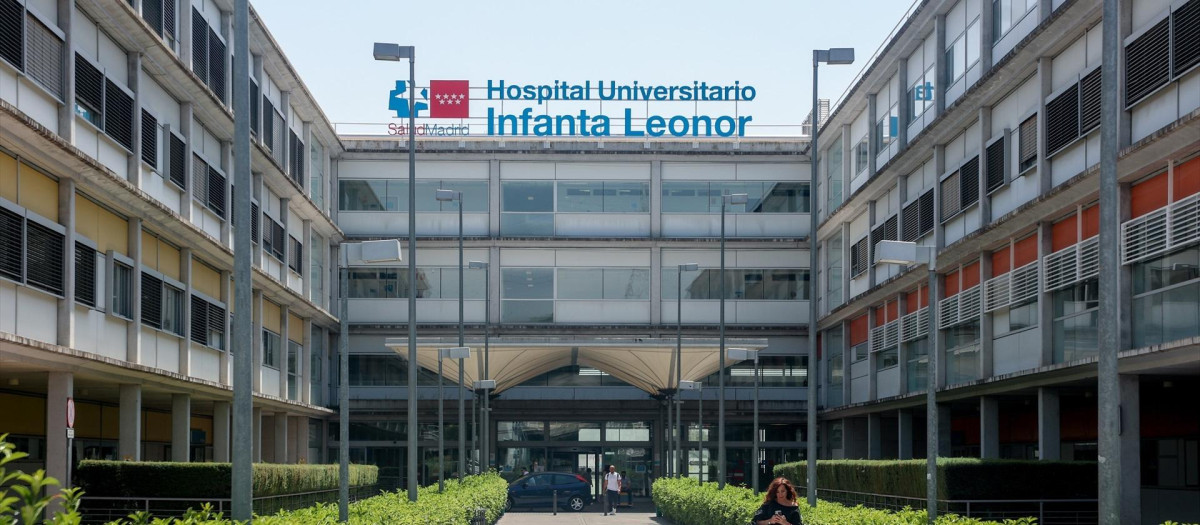 Fachada del hospital Infanta Leonor