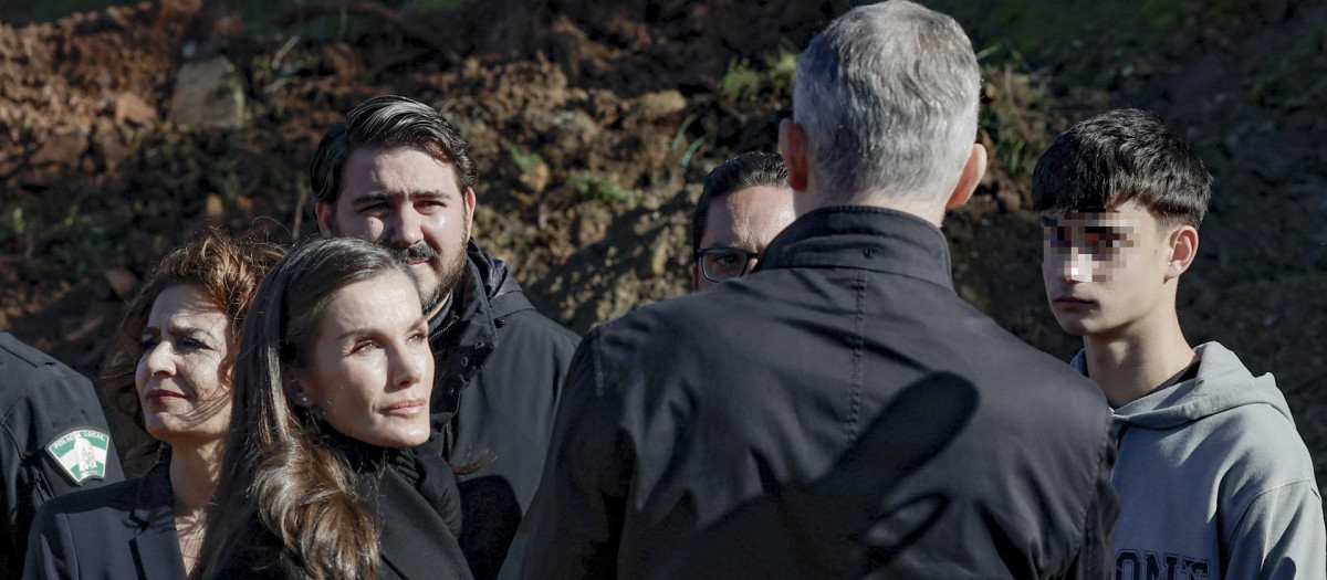 Los Reyes, junto a Julio, el héroe de 16 años de Adamuz (Córdoba)