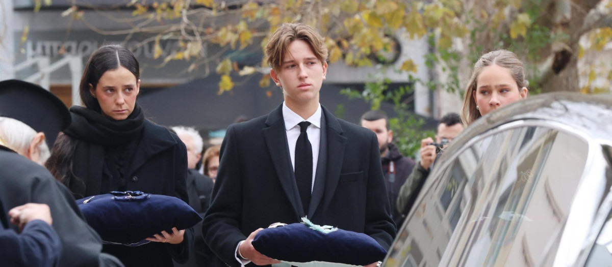 BGUK_3464742 - Athens, GREECE  Princess Irene Funeral at the Athens Metropolitan Cathedral. 

King Felipe VI of Spain with his wife Letizia and their daughters, heir to the throne Princess Leonor and Infanta Sofia are seen all attending the funeral.

Pictured: Prince Achileas-Andreas - Irene Urdangarín

BACKGRID UK 19 JANUARY 2026 

UK: +44 208 344 2007 / uksales@backgrid.com

USA: +1 310 798 9111 / usasales@backgrid.com

*Pictures Containing Children Please Pixelate Face Prior To Publication* *** Local Caption *** .