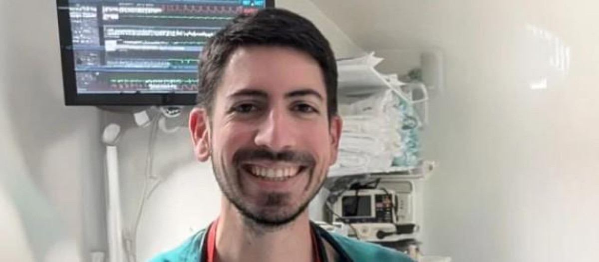 Jesús Saldaña, médico. Fotografía compartida por Ignacio Álvarez, amigo de la víctima, en X.