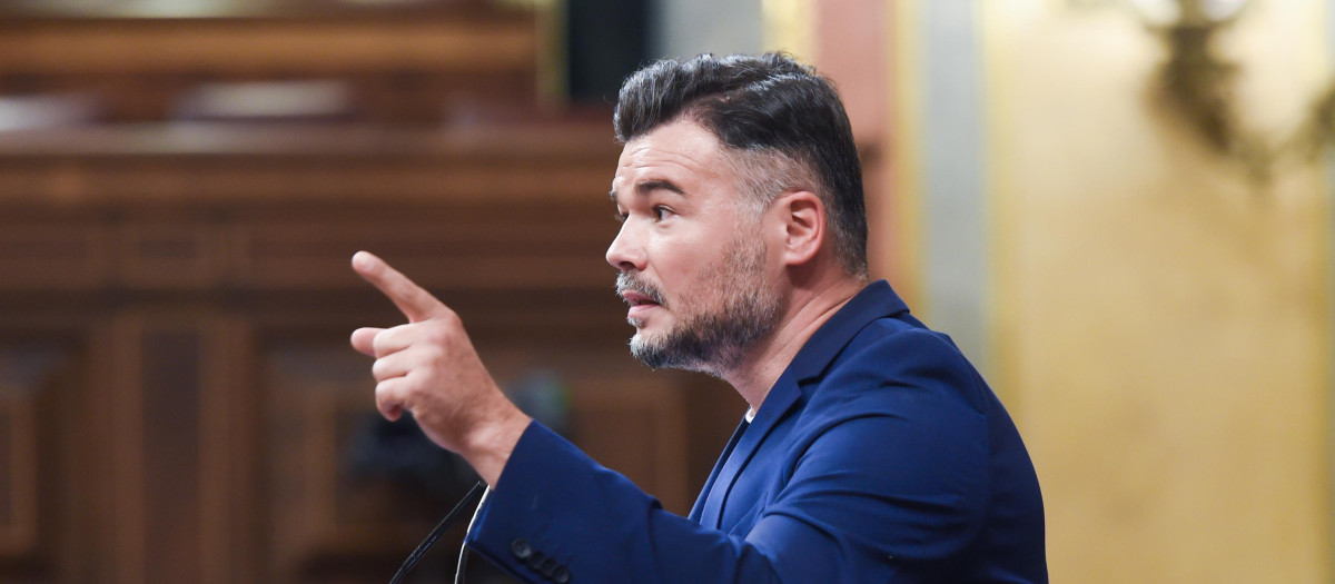 Imagen de archivo de Gabriel Rufián tomada en el Congreso