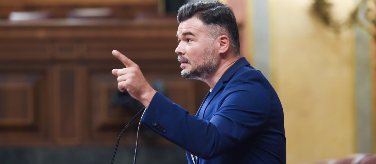 Imagen de archivo de Gabriel Rufián tomada en el Congreso