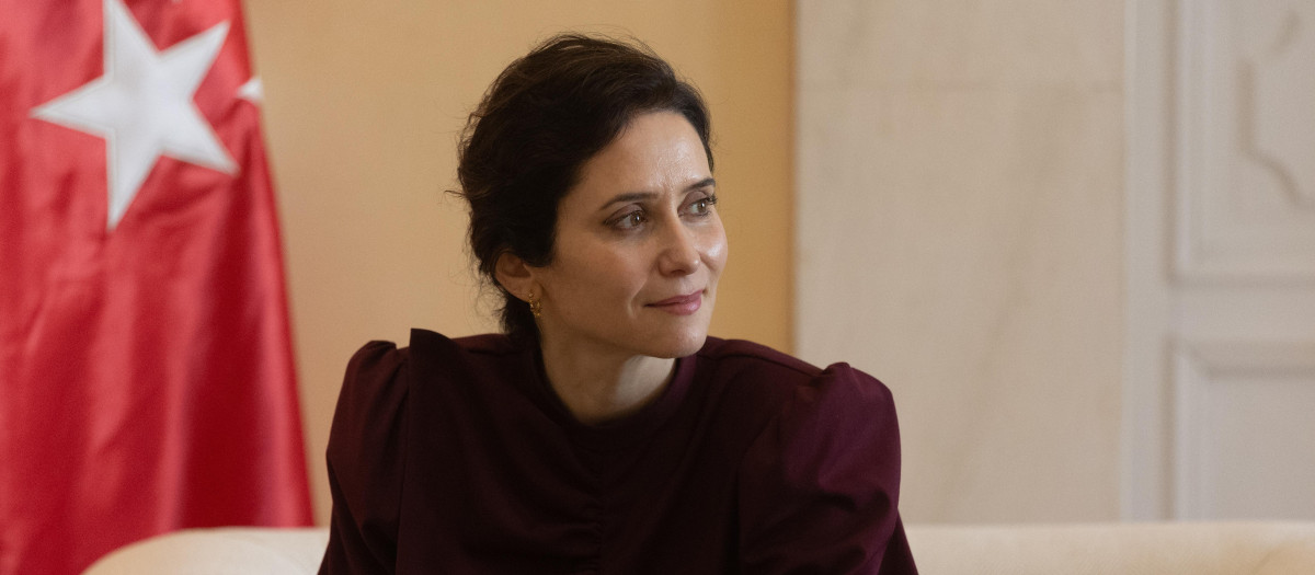 La presidenta de la Comunidad de Madrid, Isabel Díaz Ayuso