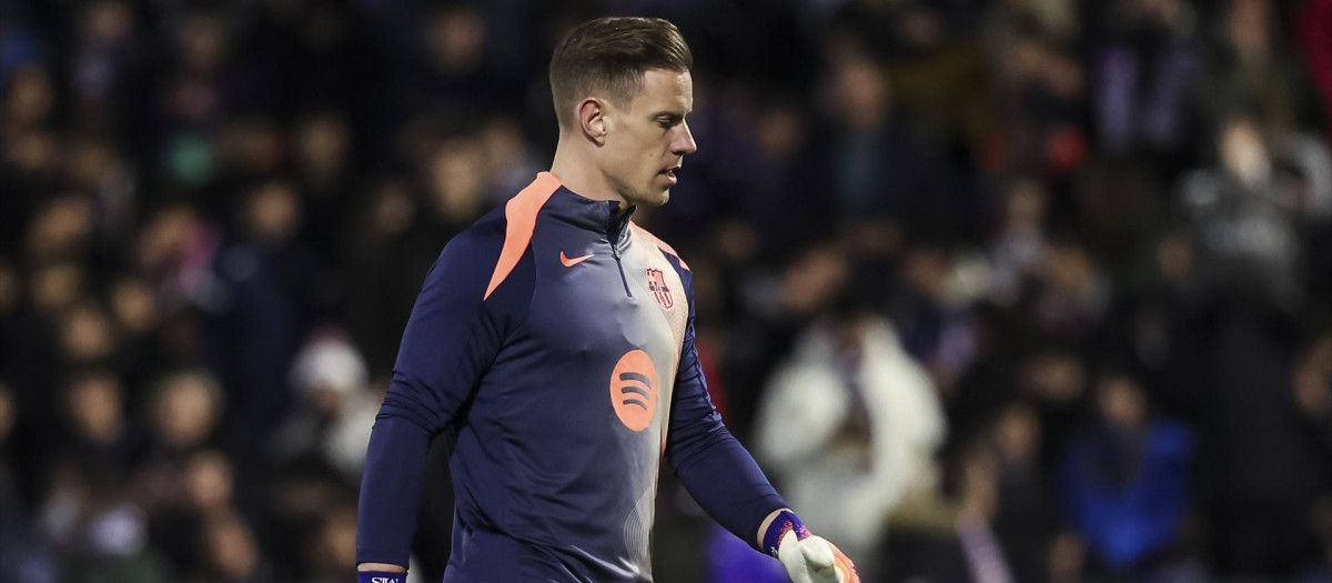 Marc-André ter Stegen, en una imagen con el Barça esta temporada