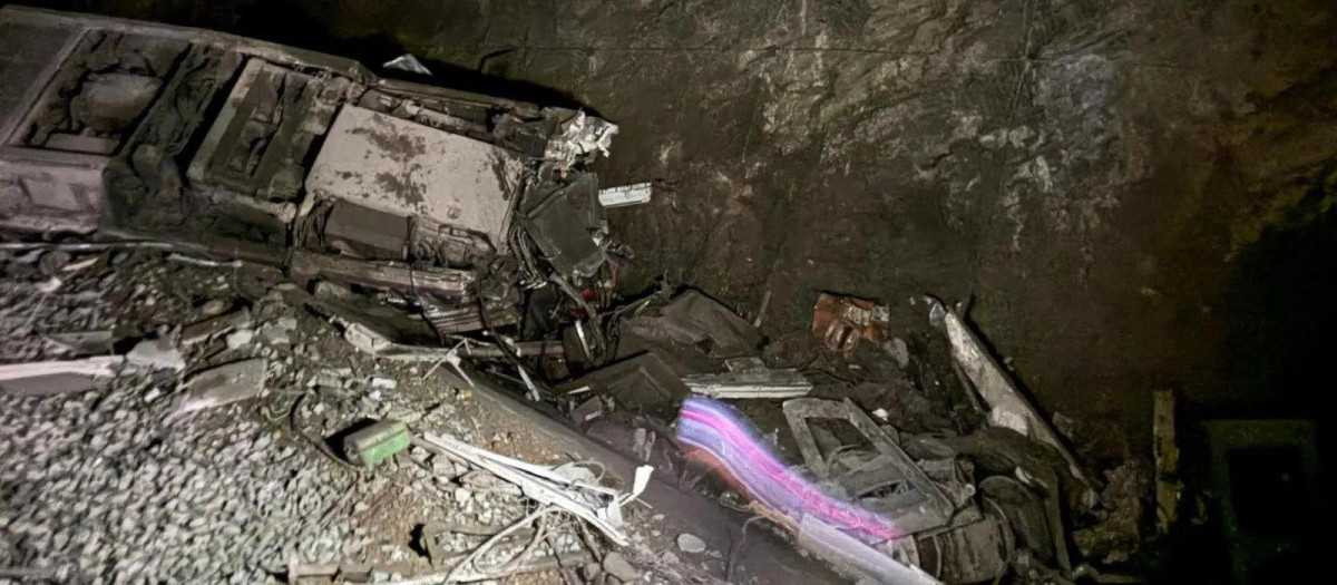 Imagen del Alvia siniestrado en Adamuz.