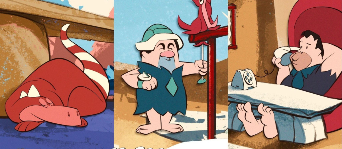 Personajes de la nueva campaña de CCOO de León y Asturias contra el peaje del Huerna