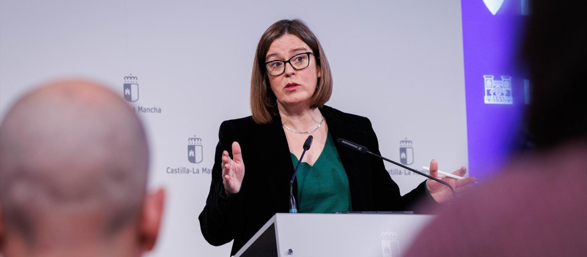 La portavoz del Ejecutivo castellanomanchego, Esther Padilla