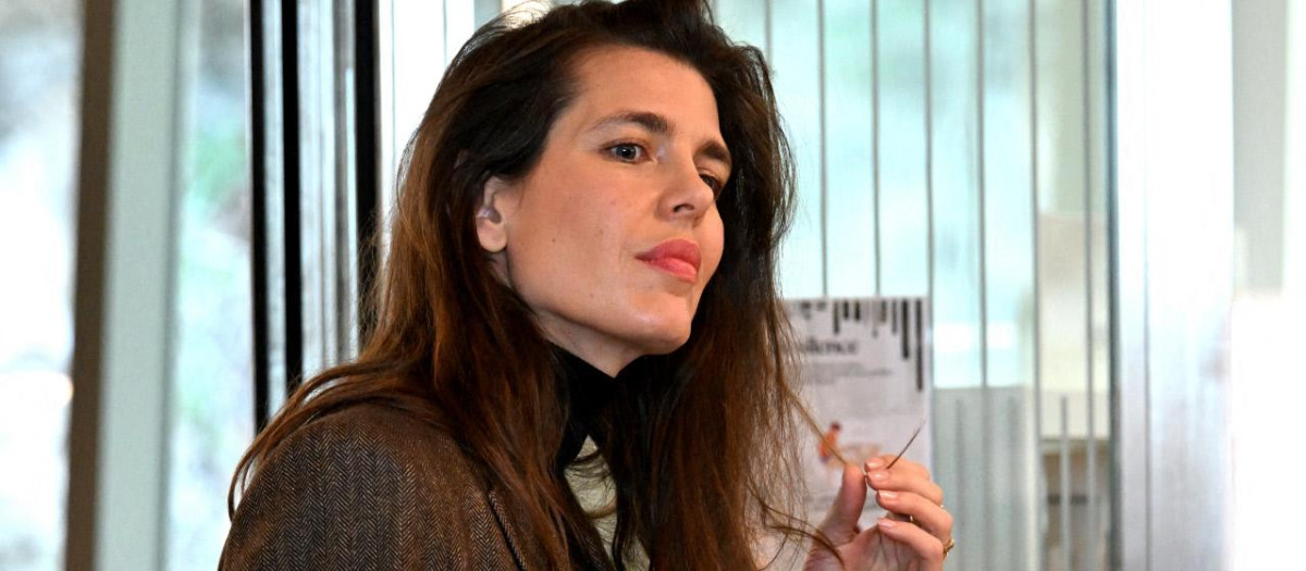 Charlotte Casiraghi en  Mónaco  el pasado diciembre