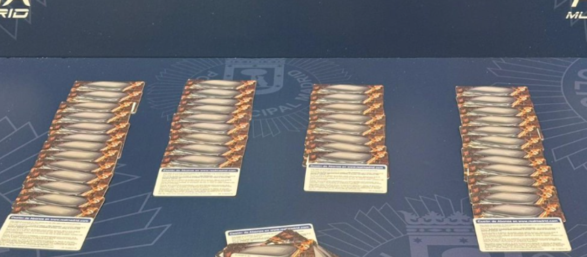 Abonos del Real Madrid incautados por la Policía Municipal de Madrid