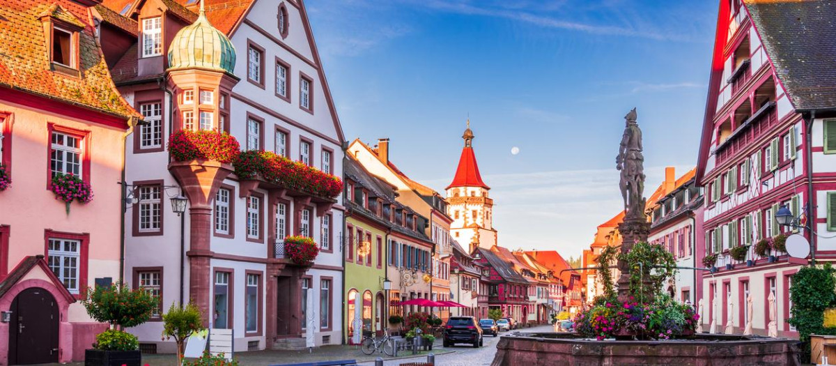 Pueblo de Gengenbach, en Baden-Wurtemberg (Alemania)
