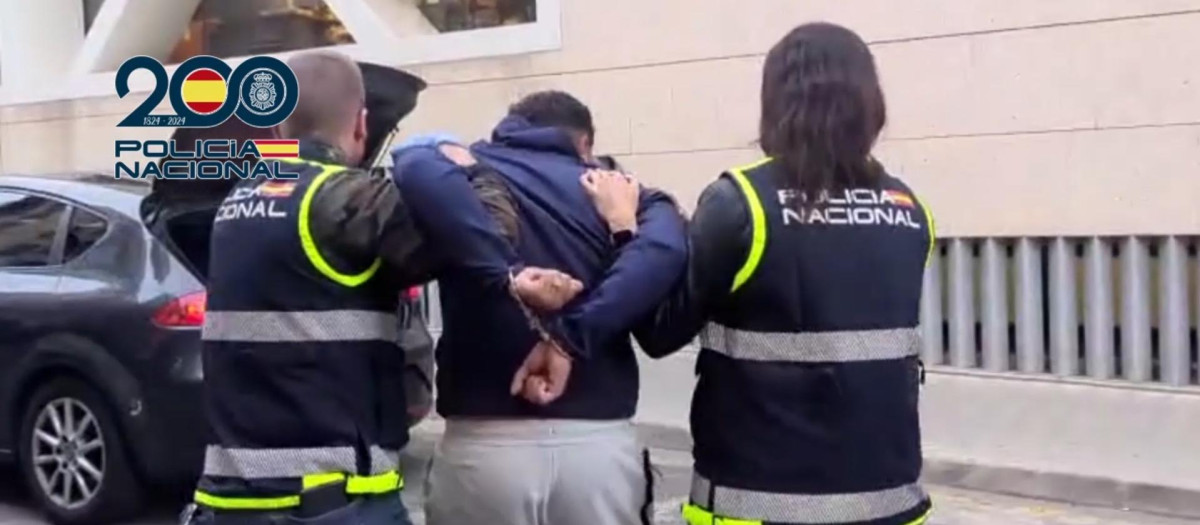Uno de los detenidos de la organización criminal sueca en Alicante