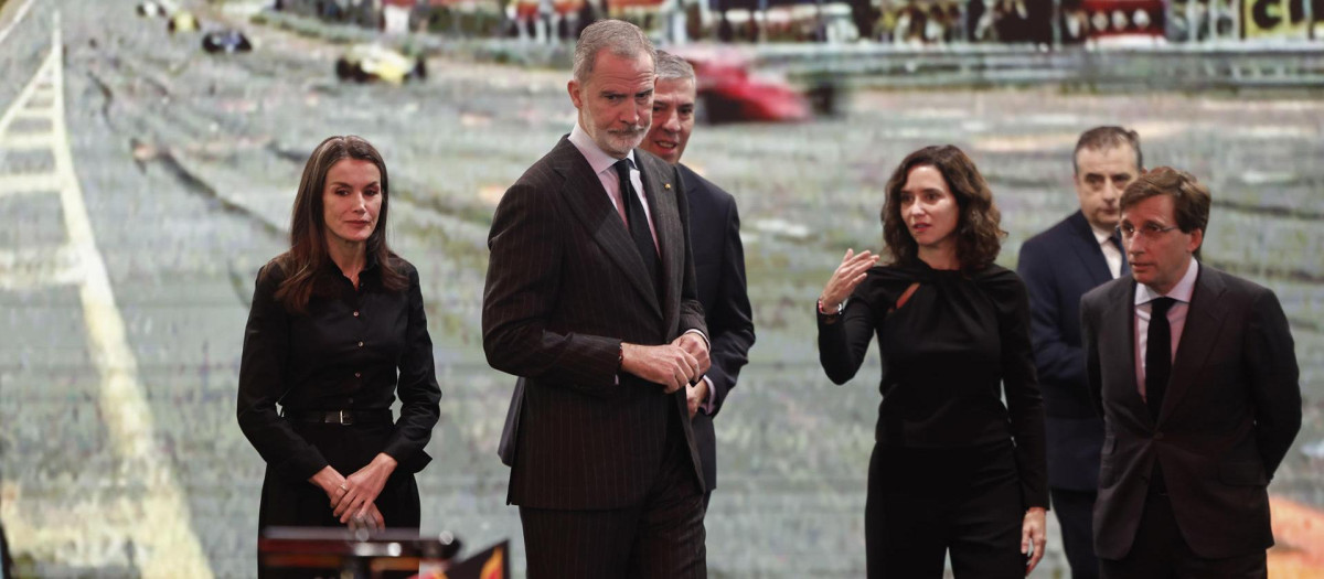 Los Reyes con Isabel Díaz Ayuso y José Luis Martínez-Almeida