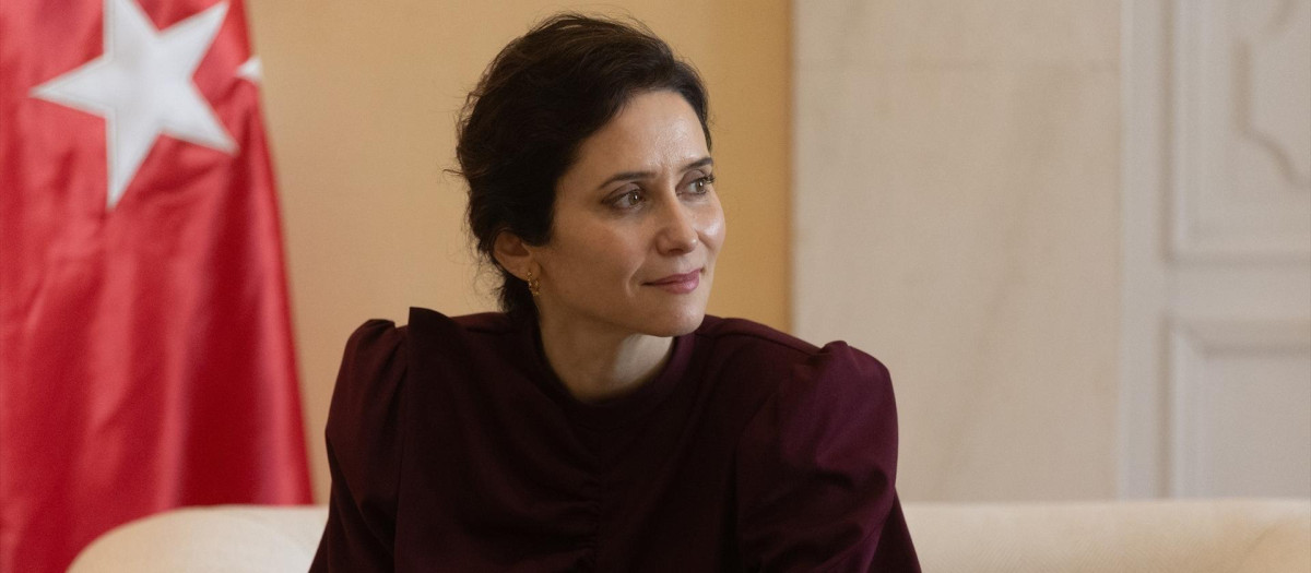 La presidenta de la Comunidad de Madrid, Isabel Díaz Ayuso