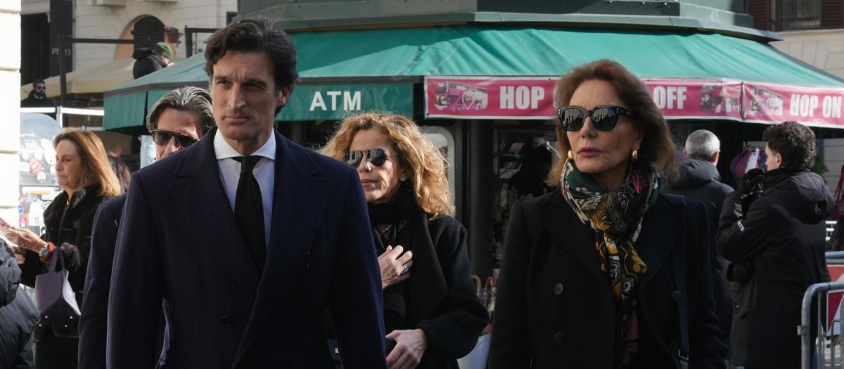 Naty Abascal Y su hijo Raf Medina en Roma