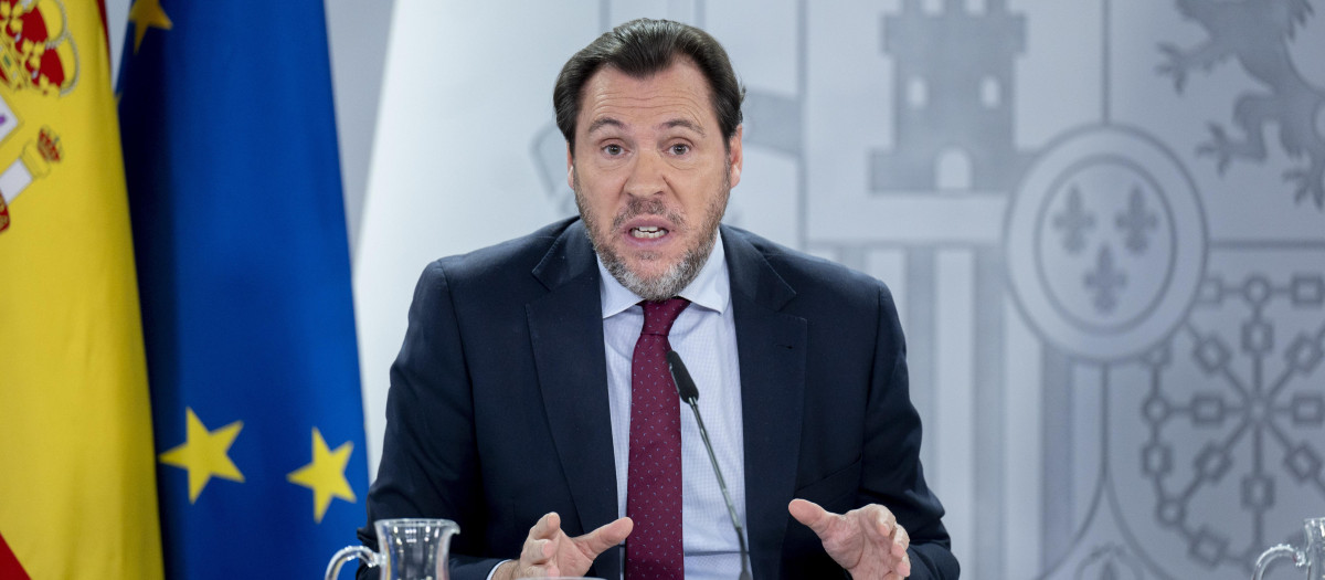 El ministro de Transportes y Movilidad Sostenible, Óscar Puente