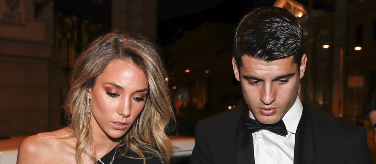 Allice Campello y Álvaro Morata