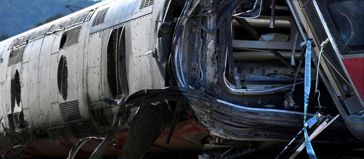 Tren de alta velocidad Iryo que descarriló y chocó con otro dos días antes, en Adamuz