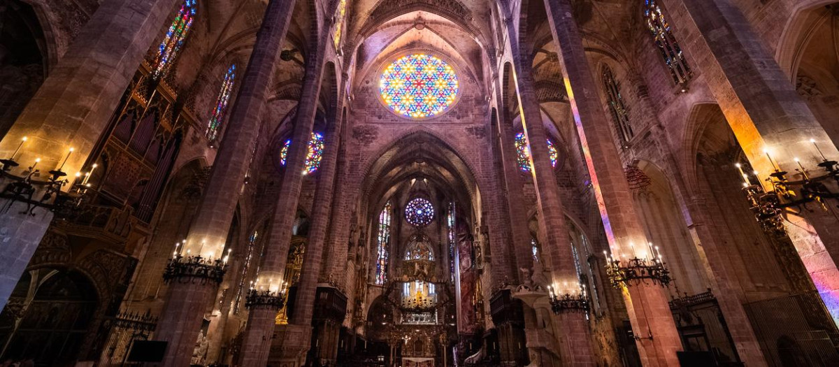 Interior de la catedral de Mallorca
