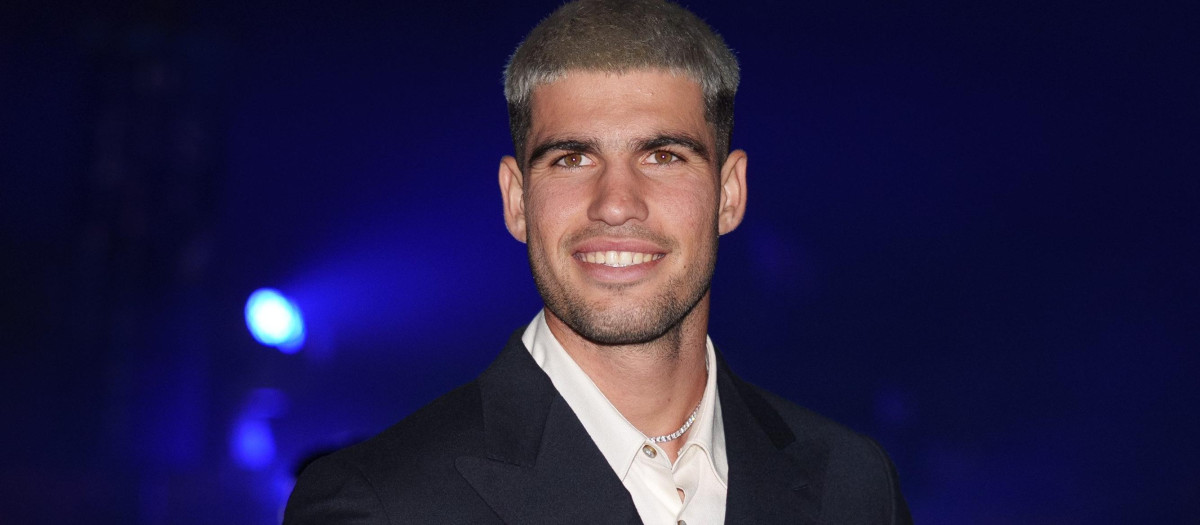 Mandatory Credit: Photo by Riccardo Giordano/IPA/ipa-agency.net/Shutterstock (15710255g)
Carlos Alcaraz
Nitto ATP Finals Blue Carpet, Turin, Italy - 07 Nov 2025 *** Local Caption *** .