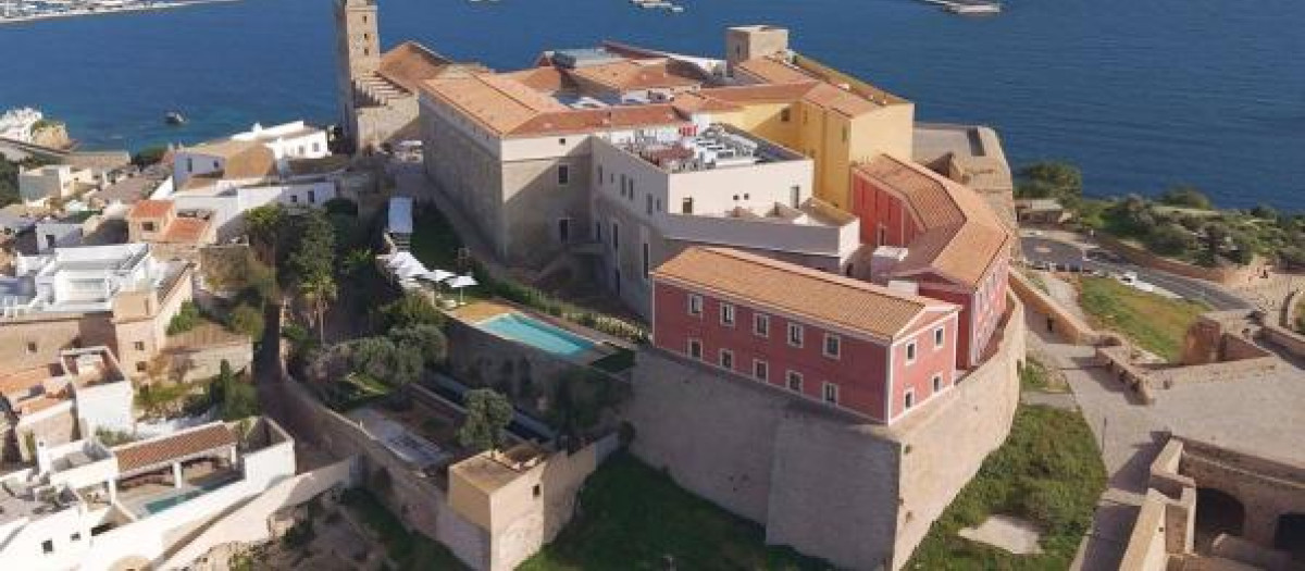 Imagen del Parador de Ibiza en pleno casco histórico de la ciudad