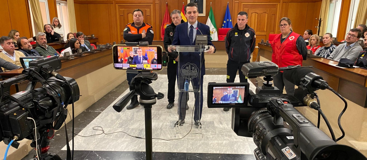 José María Bellido hace balance de la actuación municipal en el siniestro de Adamuz