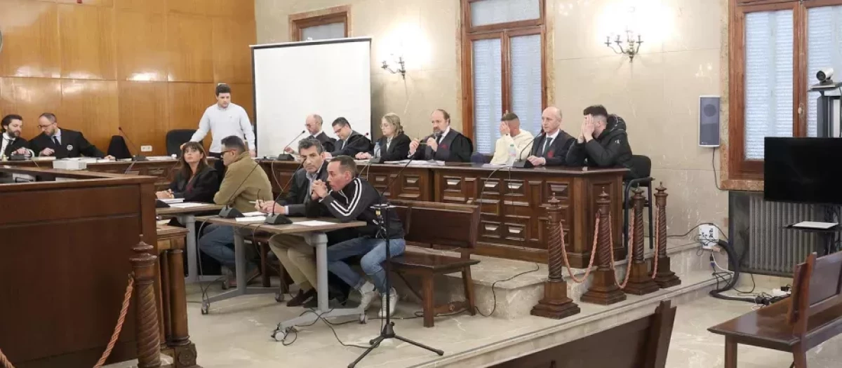 Imagen del juicio celebrado en la Audiencia de Palma