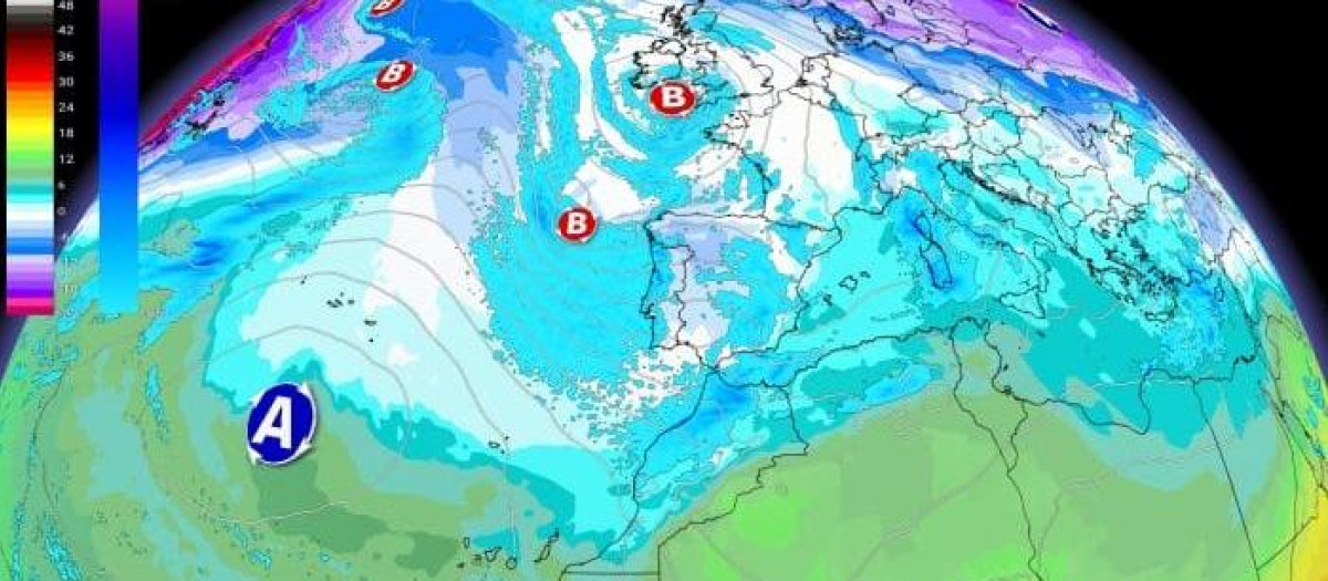 Precipitaciones para este sábado