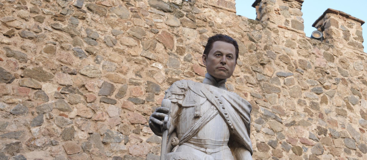 Eugenio Merino y Oxfam Intermón con Elon Musk neofeudal