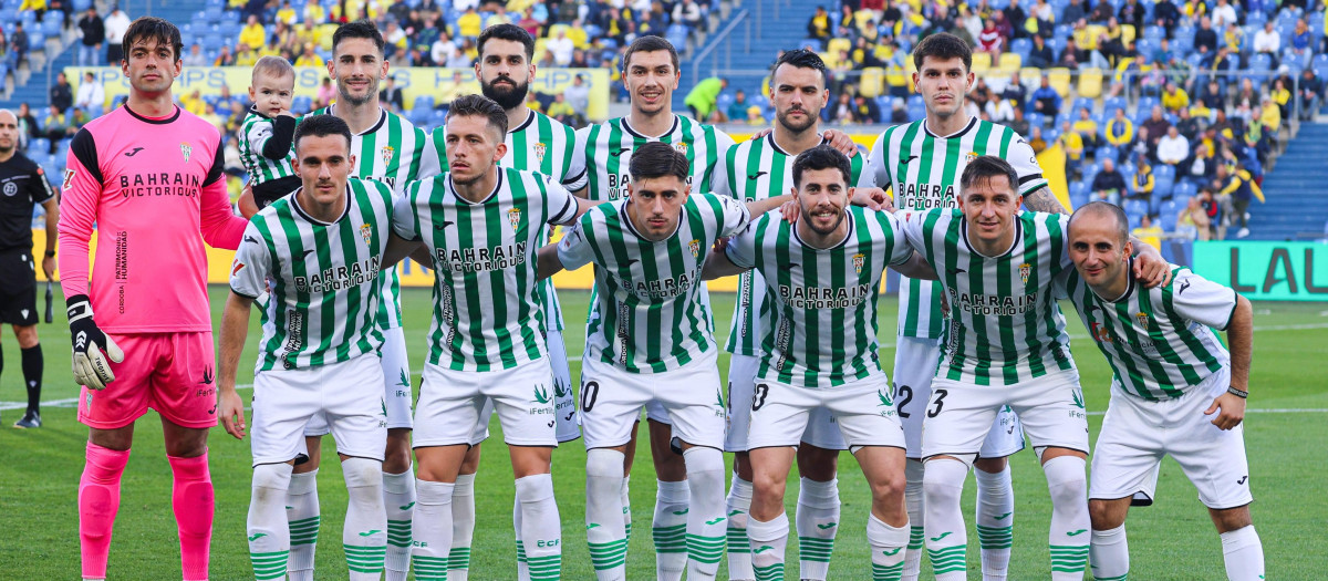 El once del Córdoba en Gran Canaria