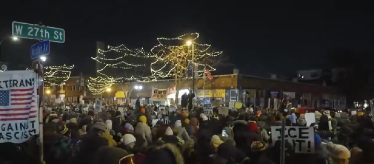 Manifestaciones Mineapolis ICE