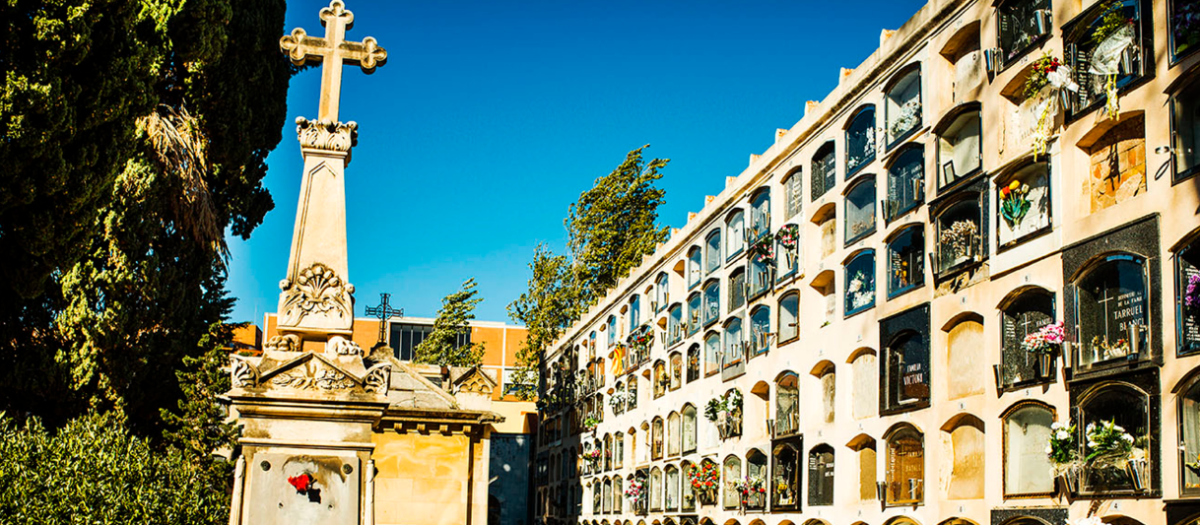 El cementerio de Les Corts, en una imagen de archivo