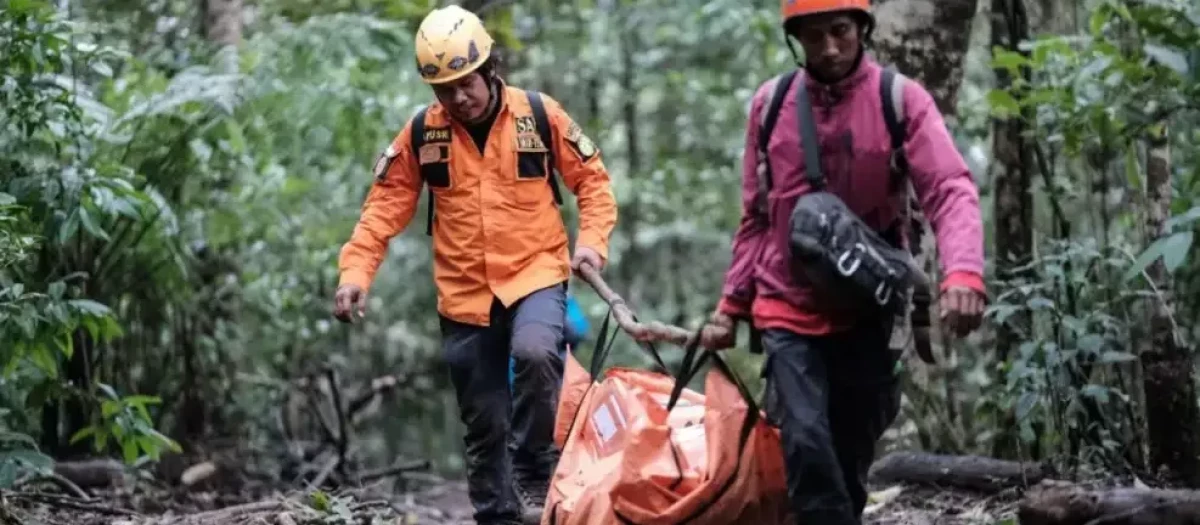 Brigadistas trabajan en Java