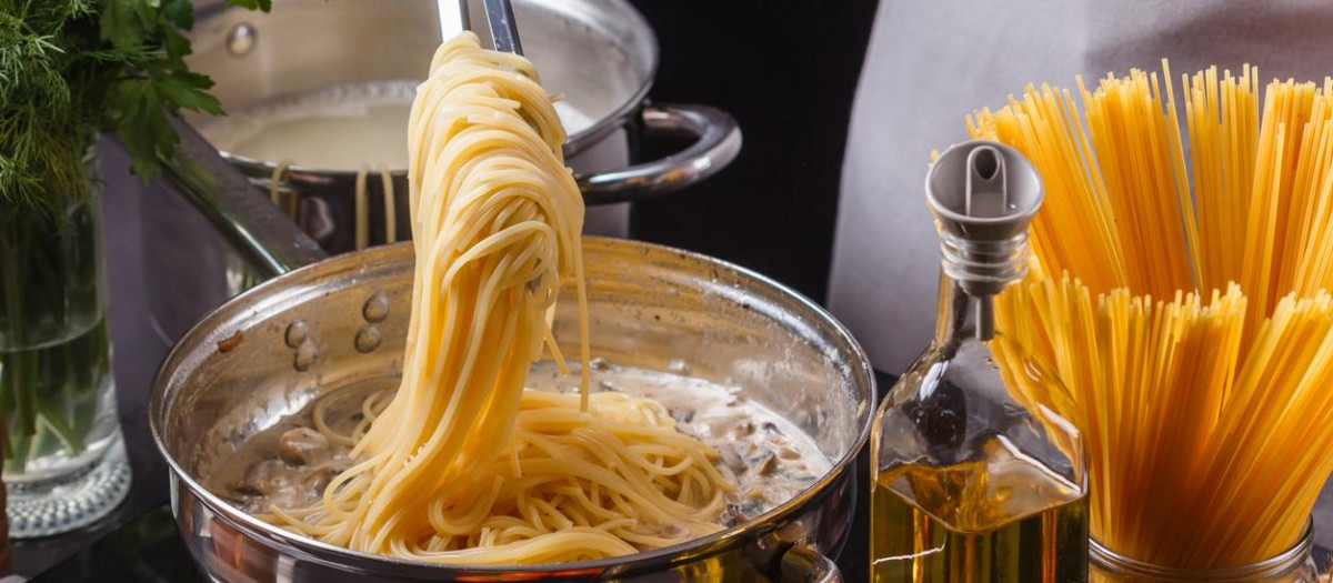 Cociendo pasta