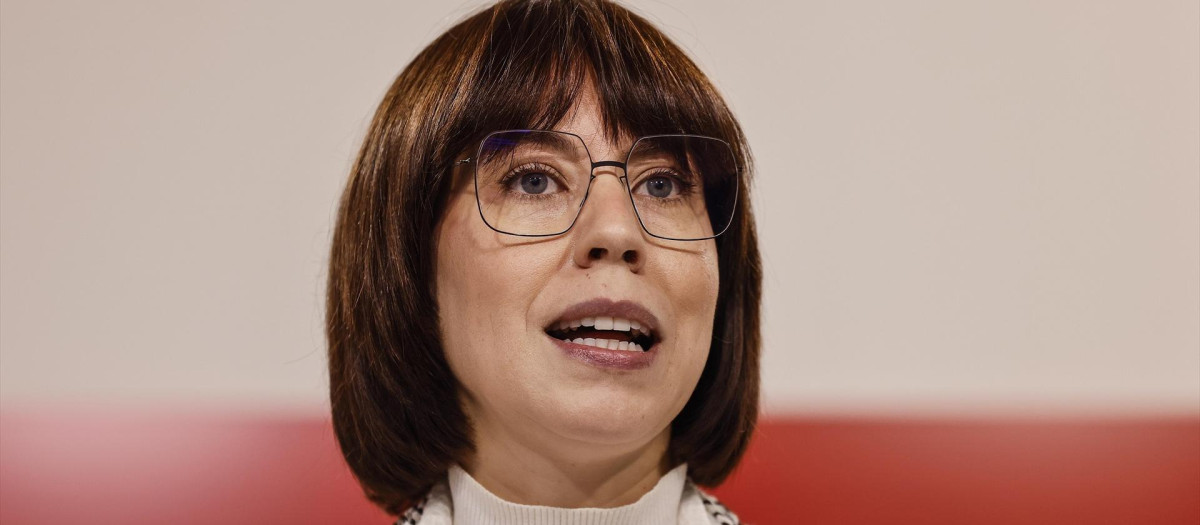 Imagen tomada este lunes de la secretaria general del PSPV-PSOE y ministra de Ciencia, Innovación y Universidades, Diana Morant