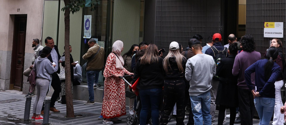 Oficina de extranjería de Madrid
