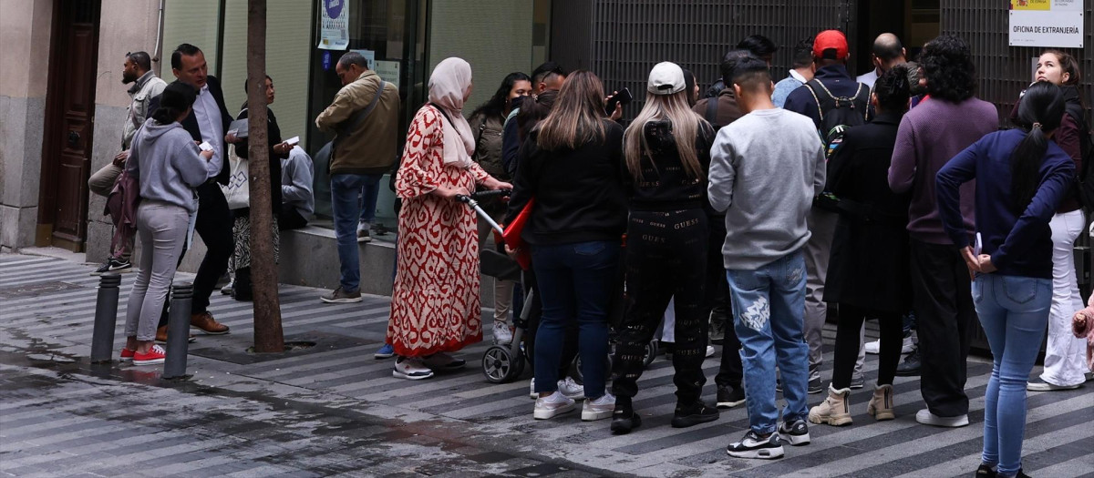 Oficina de extranjería de Madrid