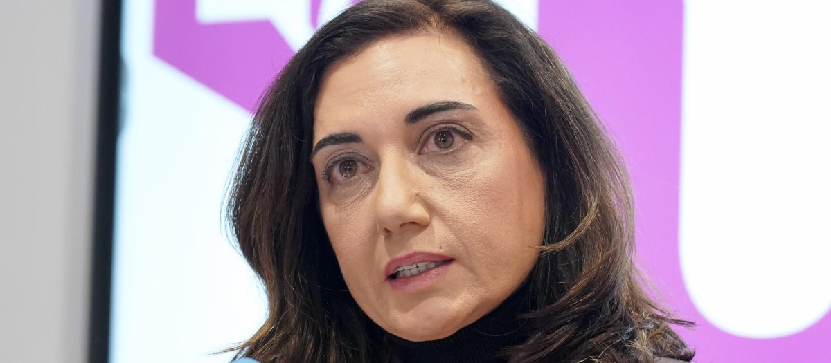 La secretaria general de Unión del Pueblo Leonés, Alicia Gallego